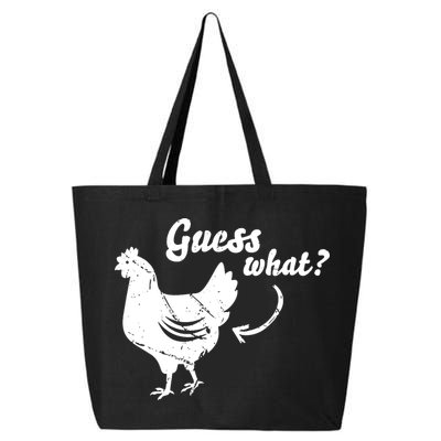 Guess What Chicken Butt The Original Distressed Look 25L Jumbo Tote