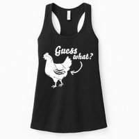 Guess What Chicken Butt The Original Distressed Look Womens Tank Top