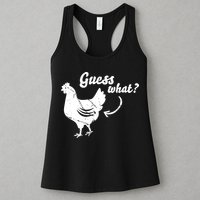 Guess What Chicken Butt The Original Distressed Look Womens Tank Top