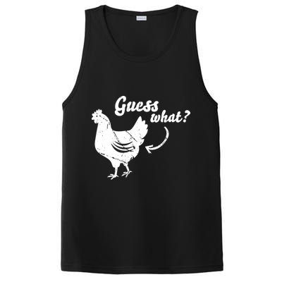 Guess What Chicken Butt The Original Distressed Look PosiCharge Competitor Tank