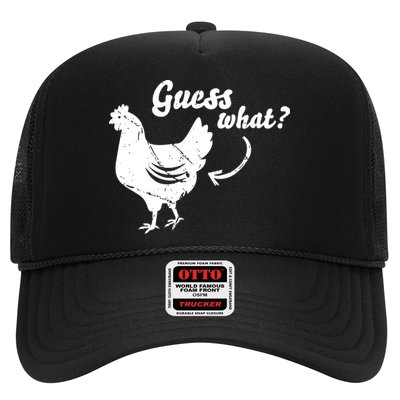 Guess What Chicken Butt The Original Distressed Look Trucker Hat