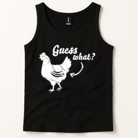 Guess What Chicken Butt The Original Distressed Look Tank Top