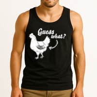 Guess What Chicken Butt The Original Distressed Look Tank Top