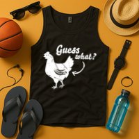 Guess What Chicken Butt The Original Distressed Look Tank Top