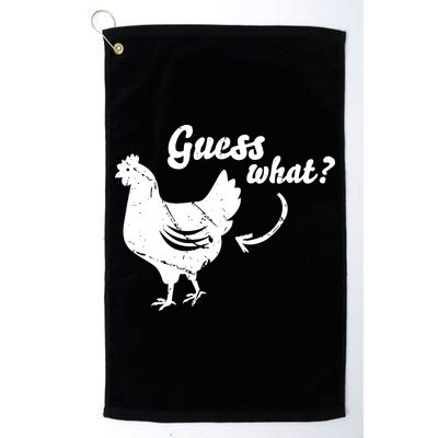 Guess What Chicken Butt The Original Distressed Look Golf Towel