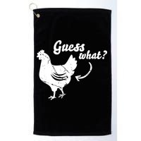Guess What Chicken Butt The Original Distressed Look Golf Towel