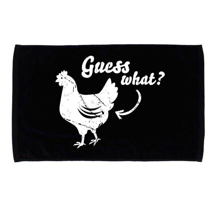 Guess What Chicken Butt The Original Distressed Look Microfiber Hand Towel