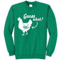 Guess What Chicken Butt The Original Distressed Look Sweatshirt
