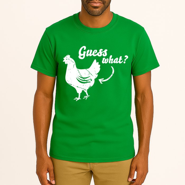 Guess What Chicken Butt The Original Distressed Look Tall T-Shirt