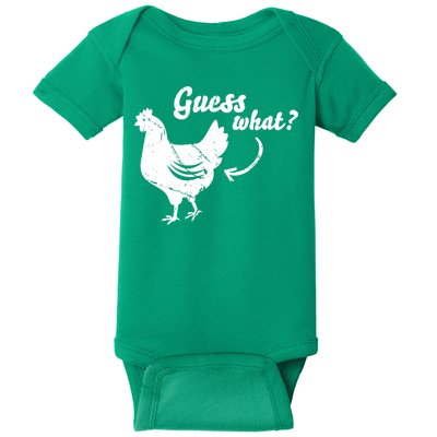 Guess What Chicken Butt The Original Distressed Look Baby Bodysuit
