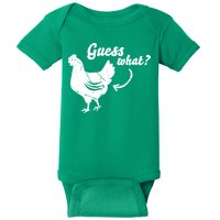 Guess What Chicken Butt The Original Distressed Look Baby Bodysuit