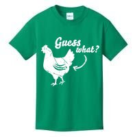 Guess What Chicken Butt The Original Distressed Look Kids T-Shirt