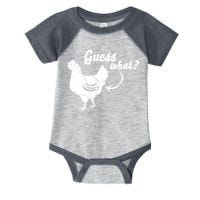 Guess What Chicken Butt The Original Distressed Look Infant Baby Jersey Bodysuit