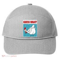 Guess What Chicken Butt Funny Egg & Chicken Farmer Christmas 7-Panel Snapback Hat
