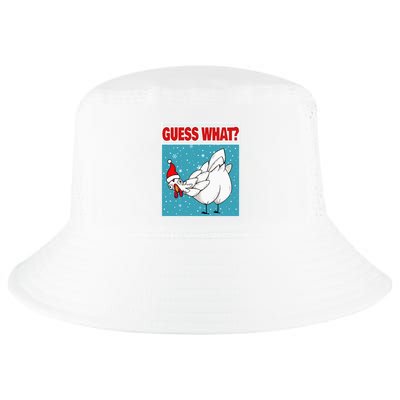 Guess What Chicken Butt Funny Egg & Chicken Farmer Christmas Cool Comfort Performance Bucket Hat