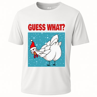 Guess What Chicken Butt Funny Egg & Chicken Farmer Christmas Performance Shirt