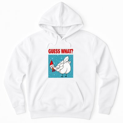 Guess What Chicken Butt Funny Egg & Chicken Farmer Christmas Hoodie