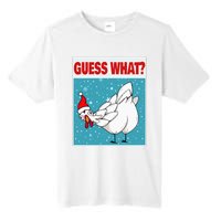 Guess What Chicken Butt Funny Egg & Chicken Farmer Christmas Tall Fusion ChromaSoft Performance T-Shirt