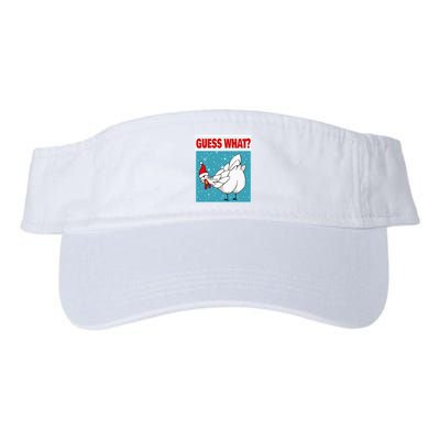 Guess What Chicken Butt Funny Egg & Chicken Farmer Christmas Visor