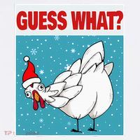 Guess What Chicken Butt Funny Egg & Chicken Farmer Christmas Kids T-Shirt