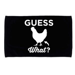 Guess What? Chicken Butt Graphic Gift Microfiber Hand Towel