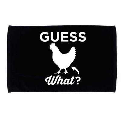 Guess What? Chicken Butt Graphic Gift Microfiber Hand Towel