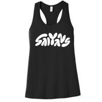 Grefg Wearing CorazóN Saiyans V.2 Women's Racerback Tank