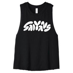 Grefg Wearing CorazóN Saiyans V.2 Women's Racerback Cropped Tank