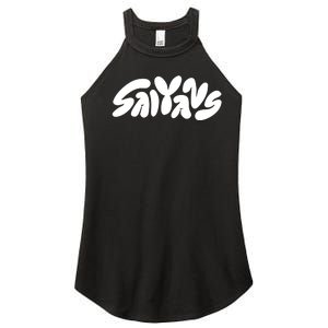 Grefg Wearing CorazóN Saiyans V.2 Women's Perfect Tri Rocker Tank