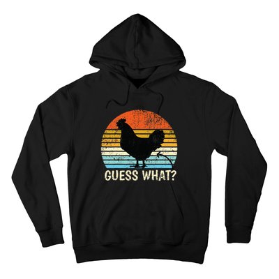 Guess What Chicken Butt! Farm Joke Funny Hoodie