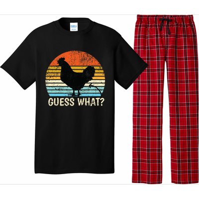 Guess What Chicken Butt! Farm Joke Funny Pajama Set