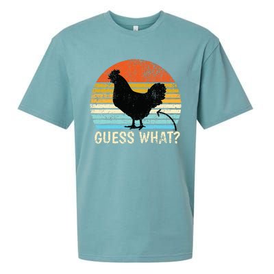 Guess What Chicken Butt! Farm Joke Funny Sueded Cloud Jersey T-Shirt