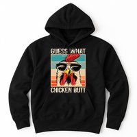 Guess What Chicken Butt Funny Chicken Meme Hoodie
