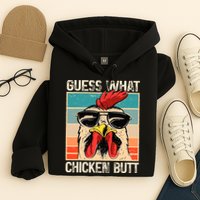 Guess What Chicken Butt Funny Chicken Meme Hoodie
