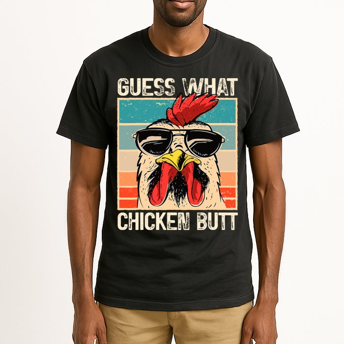 Guess What Chicken Butt Funny Chicken Meme Tall T-Shirt