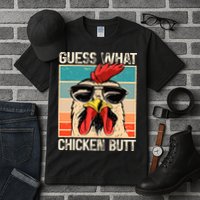 Guess What Chicken Butt Funny Chicken Meme Tall T-Shirt