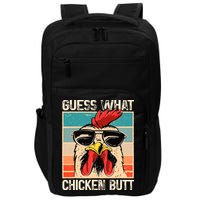 Guess What Chicken Butt Funny Chicken Meme Impact Tech Backpack