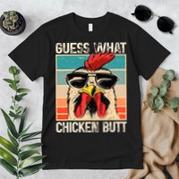 Guess What Chicken Butt Funny Chicken Meme Premium T-Shirt