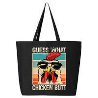 Guess What Chicken Butt Funny Chicken Meme 25L Jumbo Tote