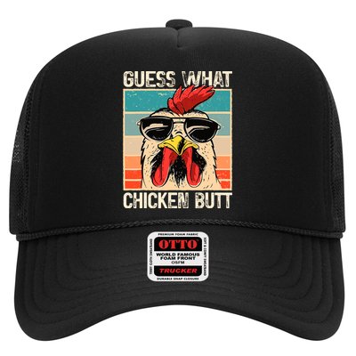 Guess What Chicken Butt Funny Chicken Meme Trucker Hat