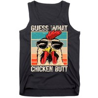 Guess What Chicken Butt Funny Chicken Meme Tank Top