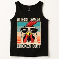 Guess What Chicken Butt Funny Chicken Meme Tank Top
