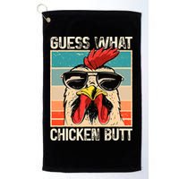 Guess What Chicken Butt Funny Chicken Meme Golf Towel