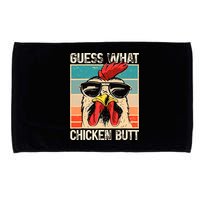 Guess What Chicken Butt Funny Chicken Meme Microfiber Hand Towel