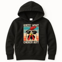 Guess What Chicken Butt Funny Chicken Meme Kids Hoodie