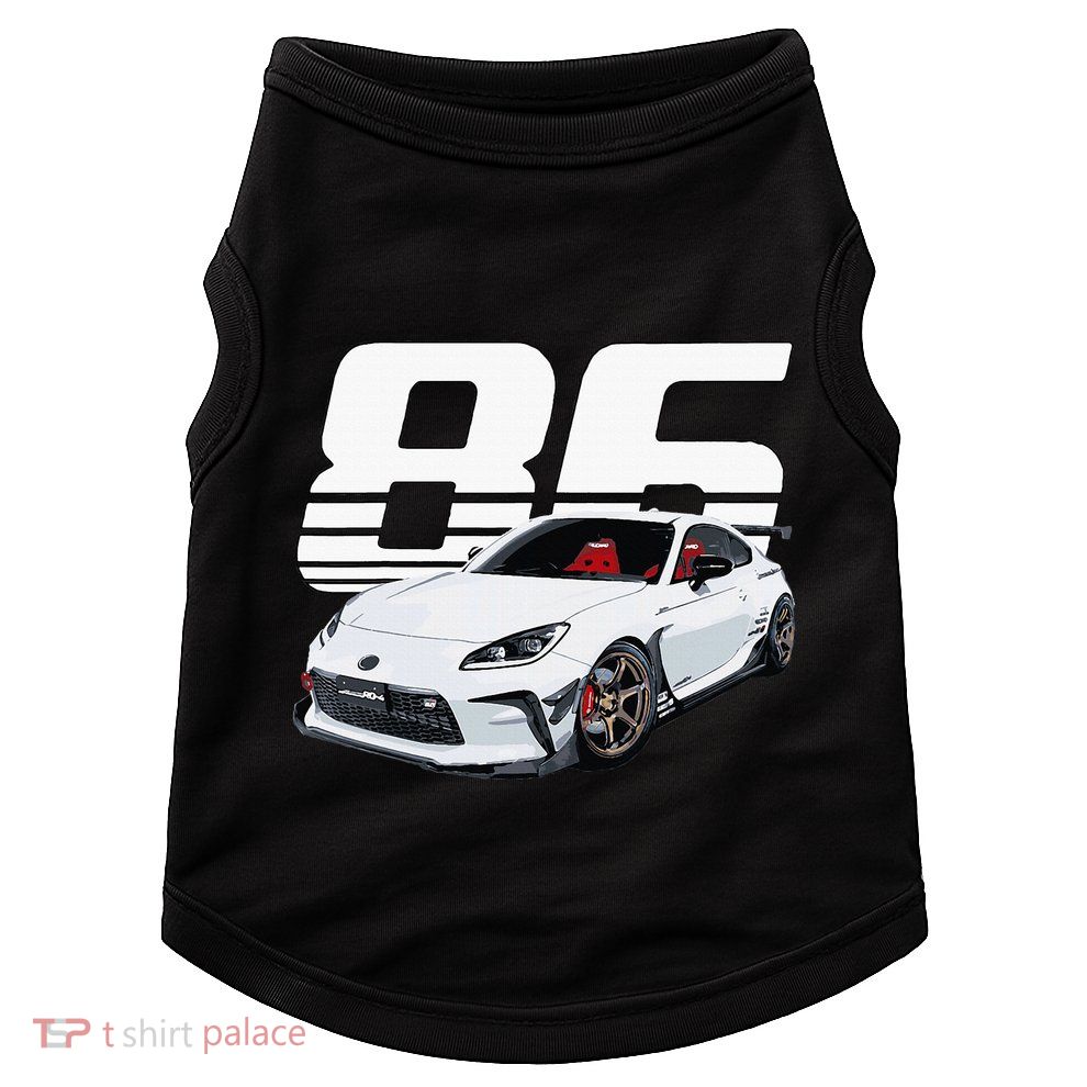 Gr86 White Car Doggie Tank