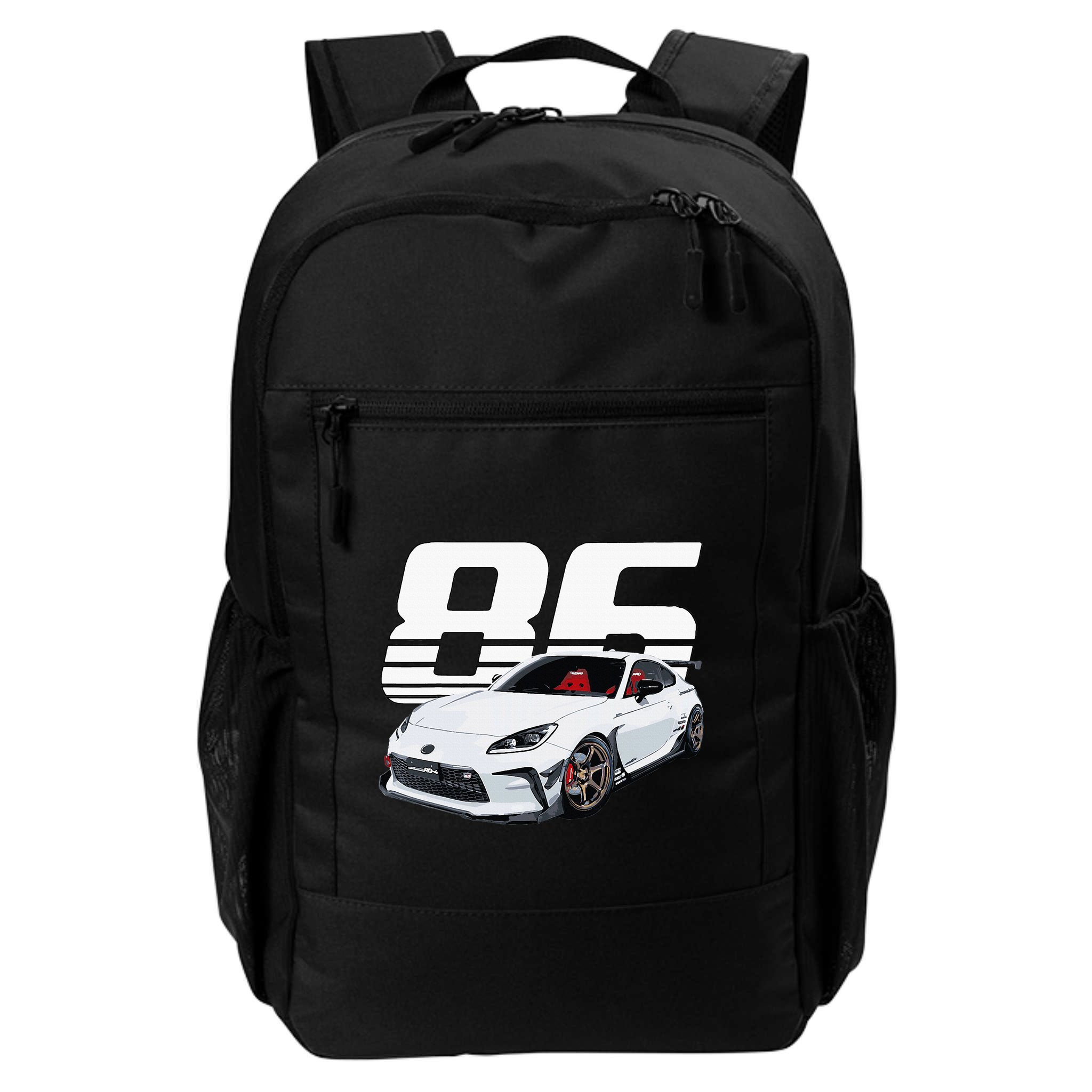 Gr86 White Car Backpack