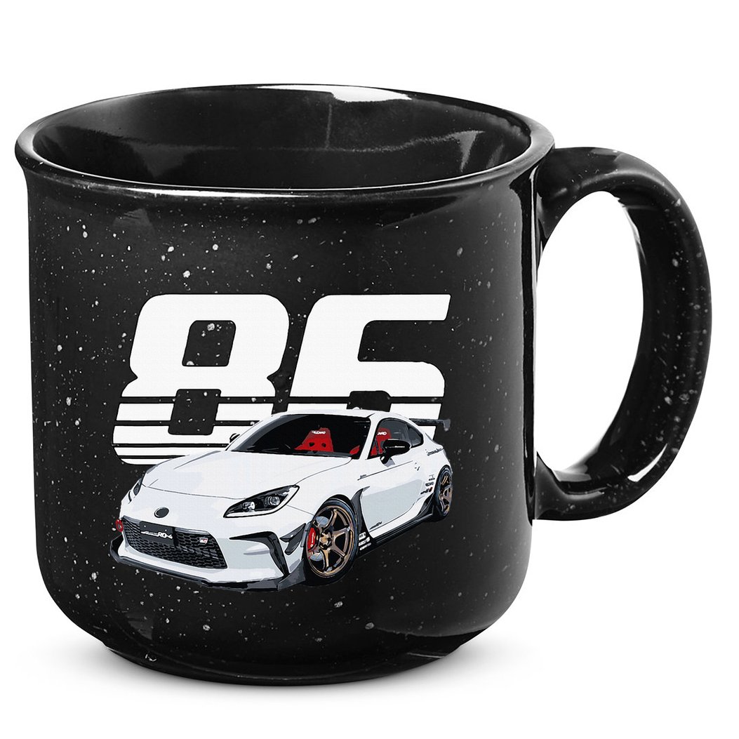 Gr86 White Car 15oz Campfire Ceramic Mug