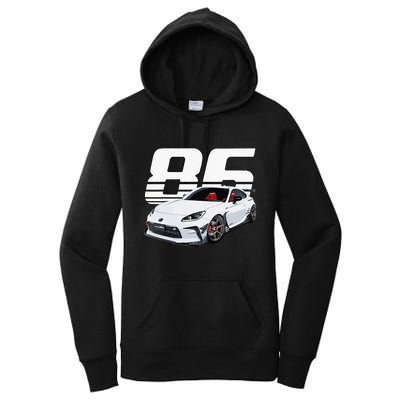 Gr86 White Car Women's Pullover Hoodie