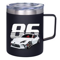 Gr86 White Car 12oz Stainless Steel Coffee Mug